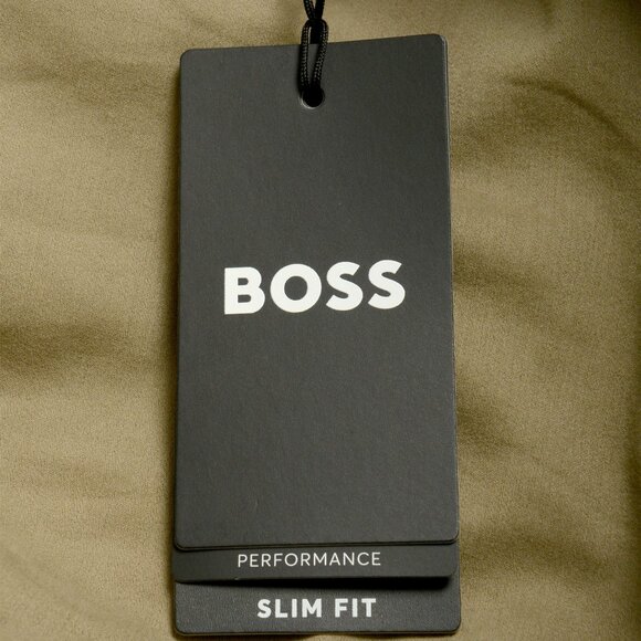 Hugo Boss Men's "P-Genius-W-WG-253F" Flat Front Sage Green Pants US 32R IT 48 - Picture 4 of 5